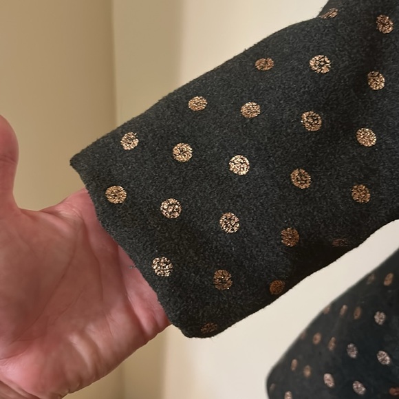 Penelope Mack Black and Pink Polka Dot Puffer Coat 6 - Picture 4 of 9